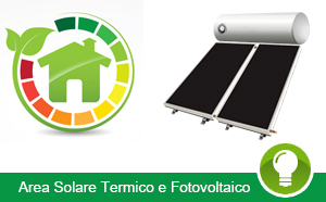 Area dedicata ai solari termici e fotovoltaici